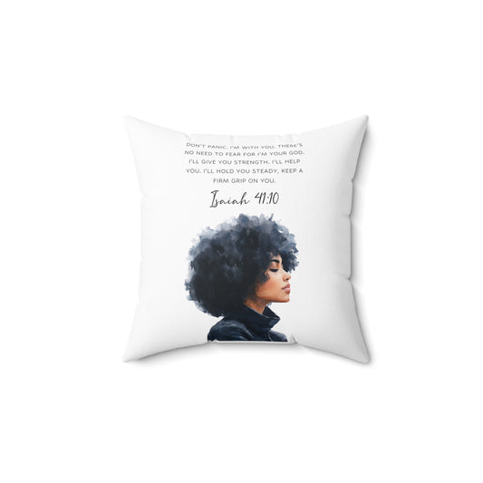 Isaiah 41:10 Cozy Decorative Pillow