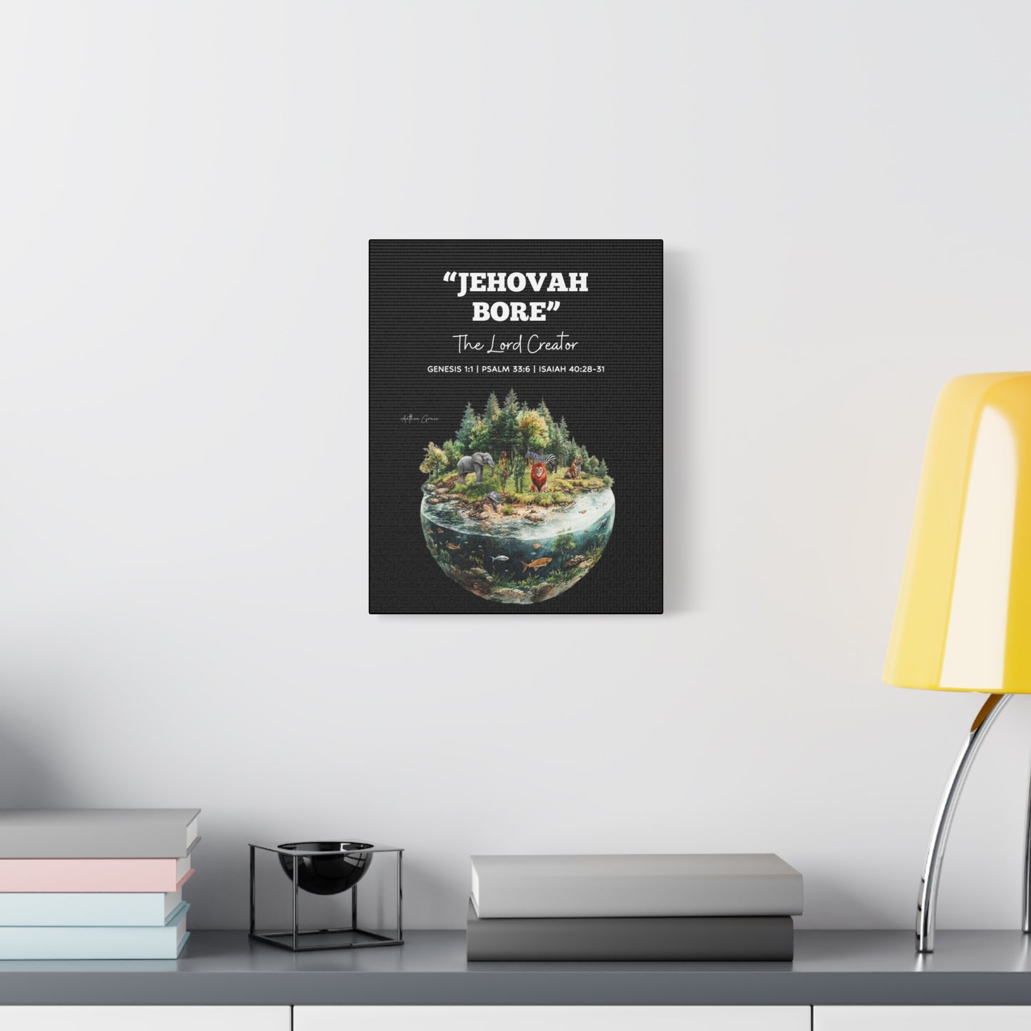 Jehovah Bore Wall Art Canvas