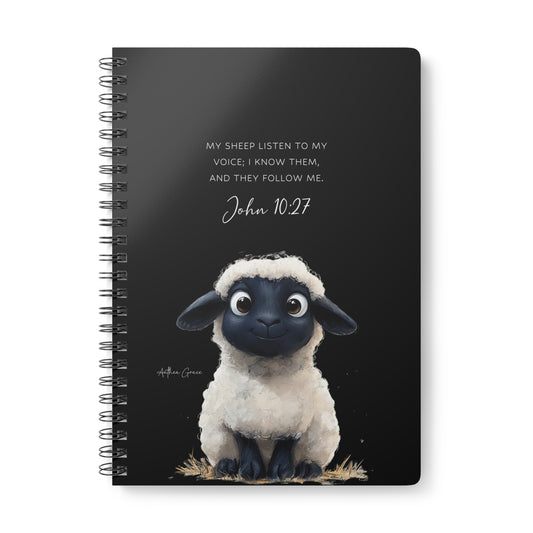 John 10:27 Spiral A5 Notebook