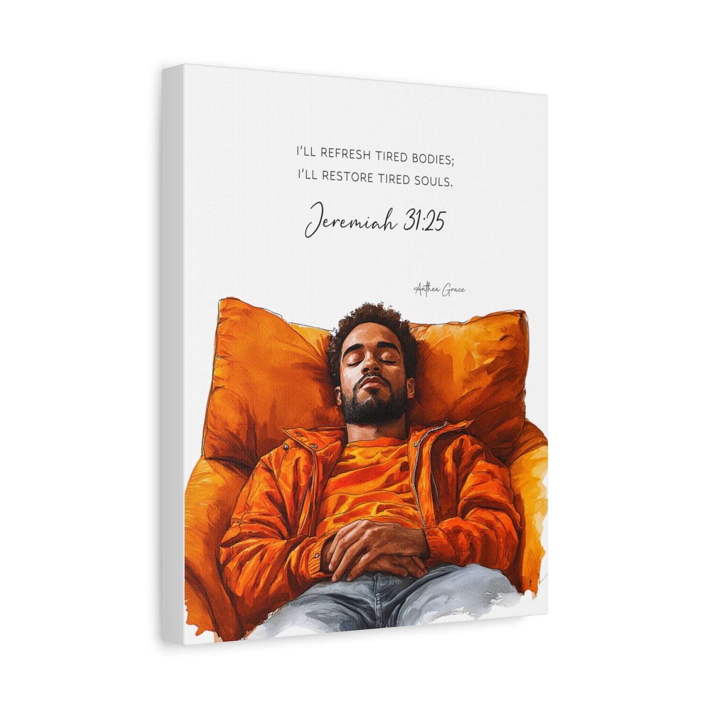 Jeremiah 31:25 Wall Art Canvas