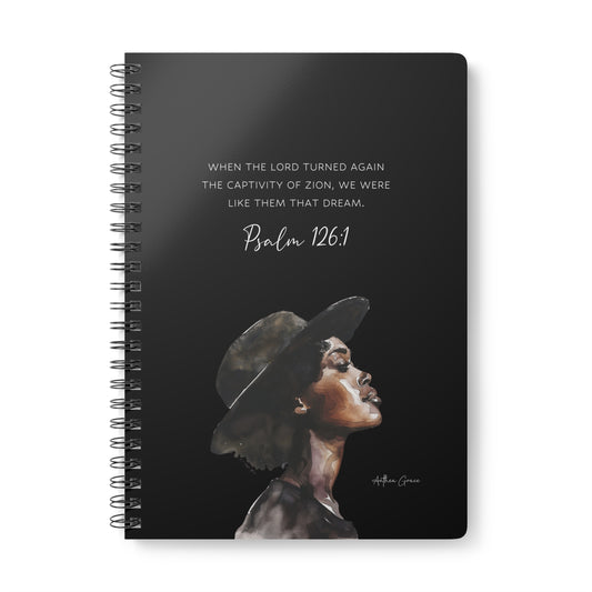 Psalm 126:1 Spiral A5 Notebook