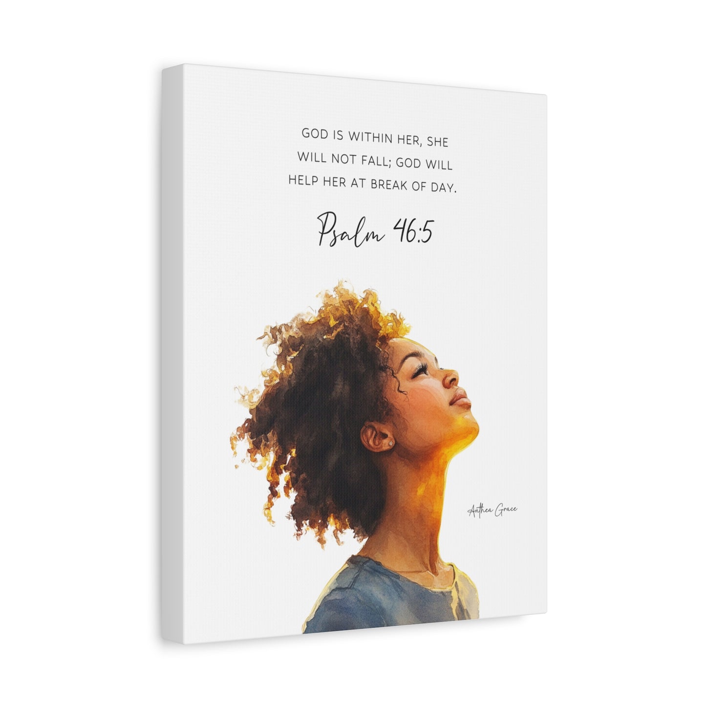 Psalm 46:5 Wall Art Canvas