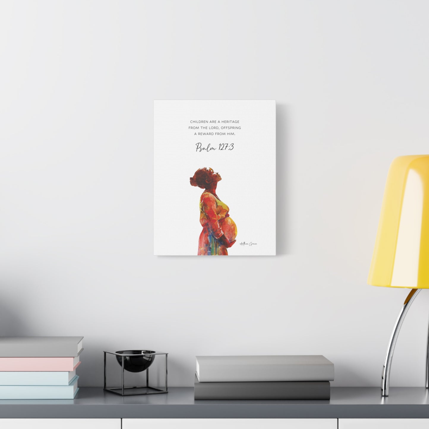 Psalm 127:3 Wall Art Canvas