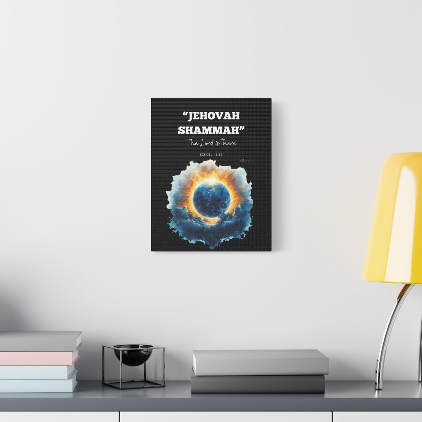 Jehovah Shammah Wall Art Canvas