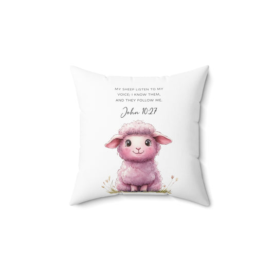 John 10:27 Cozy Decorative Pillow