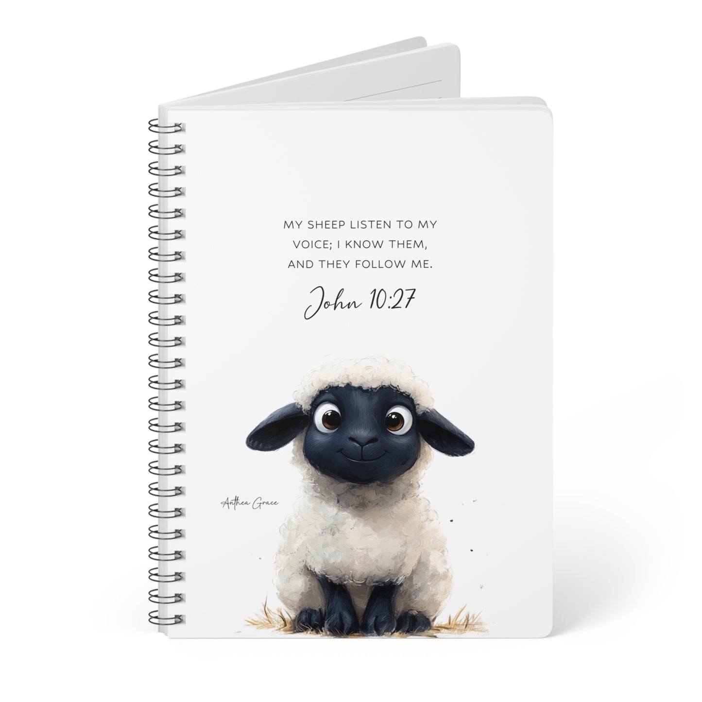 John 10:27 Spiral A5 Notebook