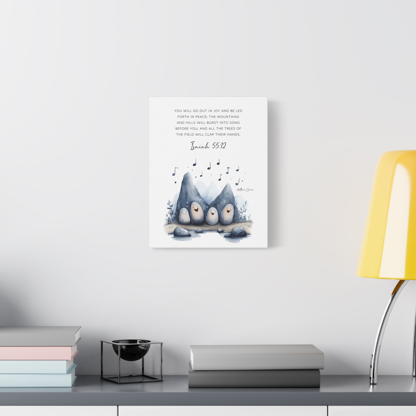 Isaiah 55:12 Wall Art Canvas