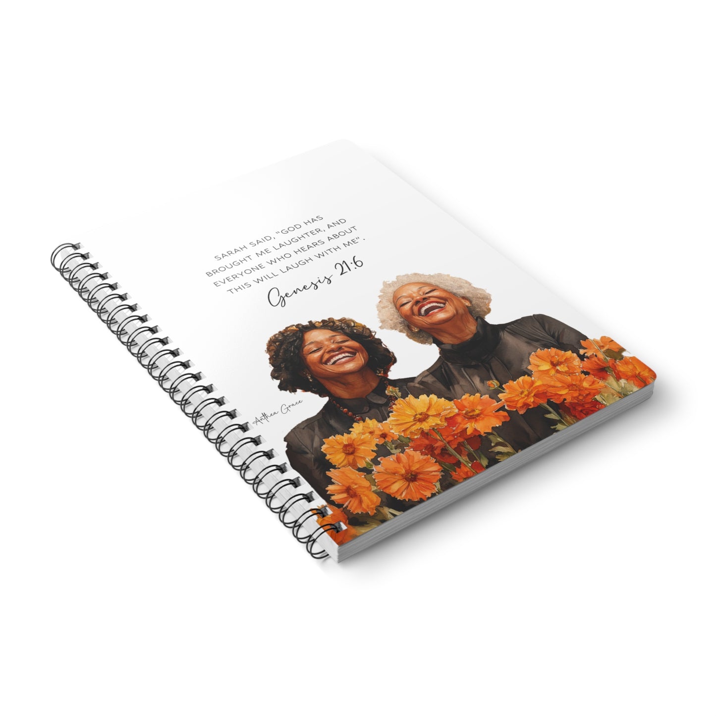 Genesis 21:6 Spiral A5 Notebook